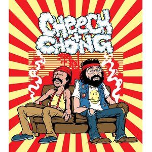 Cheech & Chong Couch Tapestry ~ 30" x 45" ~ w/Corner Loops ~ Brand New!